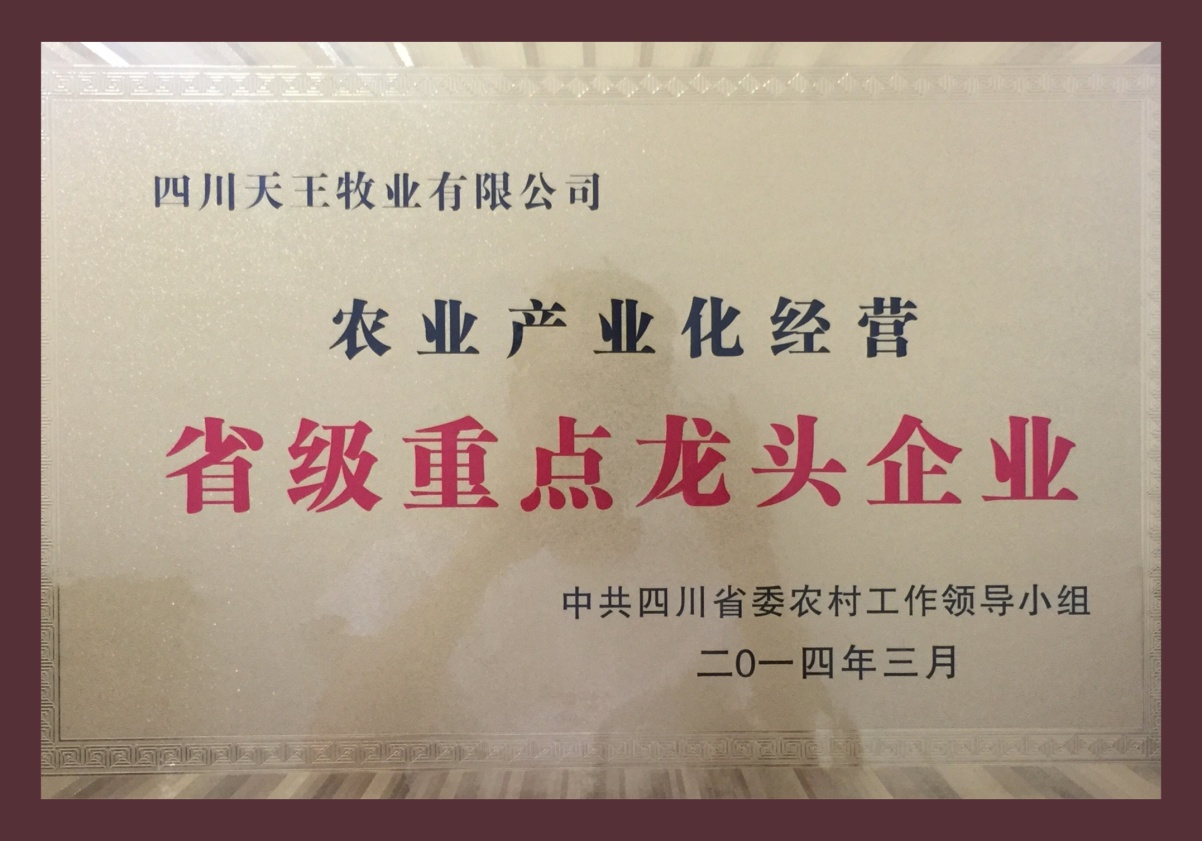 四川省農業(yè)產(chǎn)業(yè)化重點(diǎn)龍頭企業(yè)